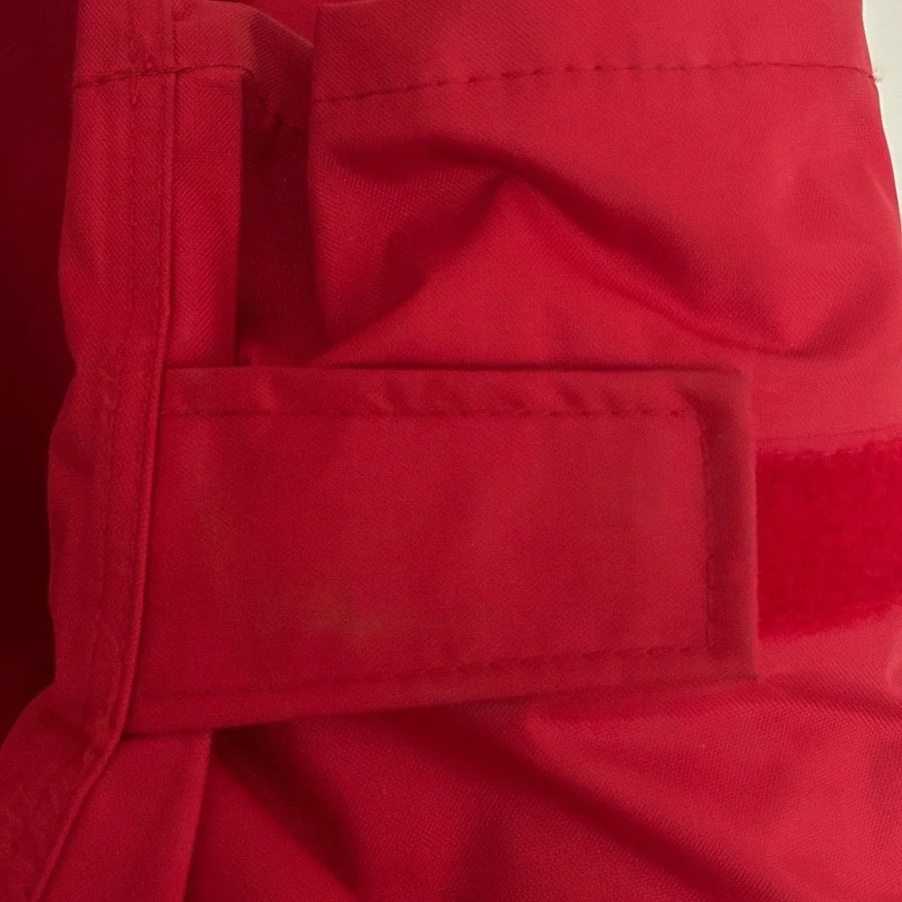 Vintage Wetskins Weatherproof Windbreaker Men Red Black Hooded Jacket XS Outdoor
